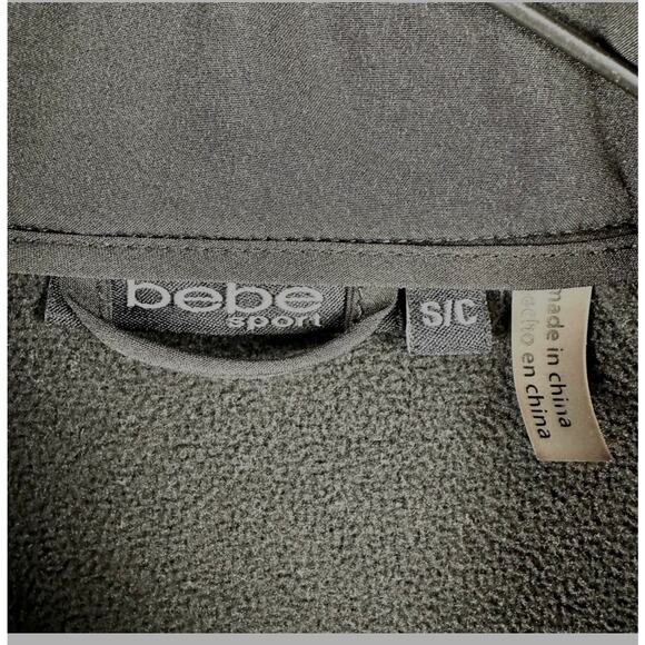 BeBe Sport Athletic Zip-Up Jacket Womens S Reflective Trim Sporty Modern Track - Picture 6 of 11